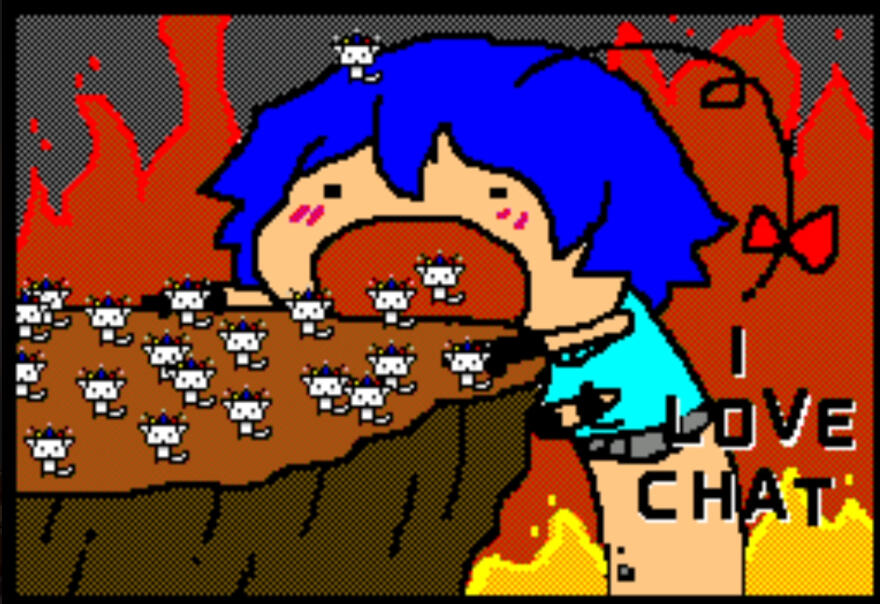 i am god of mario paint